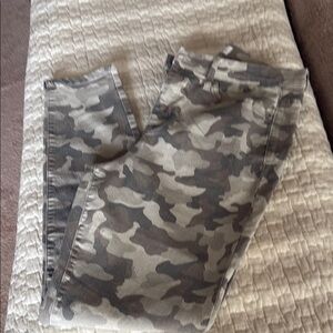 Nicole Miller Camouflage Print Pants